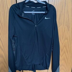 Nike Women's Black Zip-Up Sweatshirt